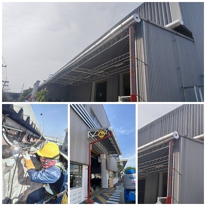 รับเหมาติดตั้งรางน้ำฝน รางน้ำสังกะสี - รับเหมาติดตั้งรางน้ำฝน ชลบุรี - บูรพารางน้ำฝน